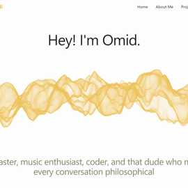 Personal Website screenshot